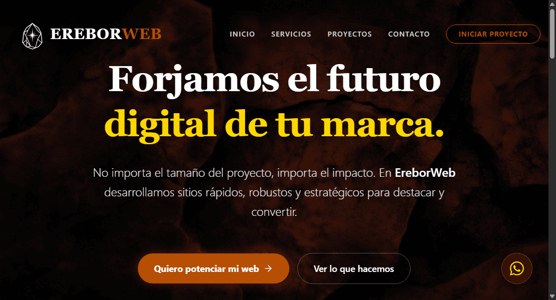 Erebor Web Oficial Desktop